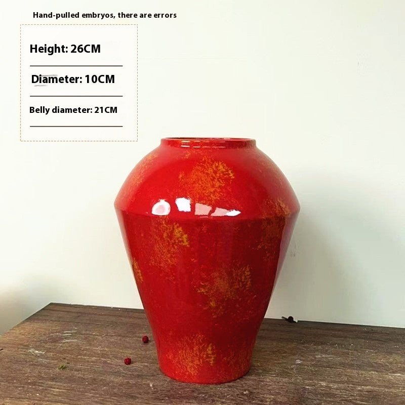 Ceramic Vase Soda Green Stoneware Vase Vintage Jar