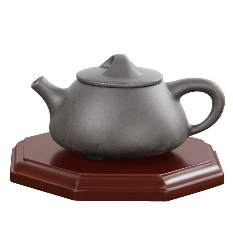 Vase base octagonal wood