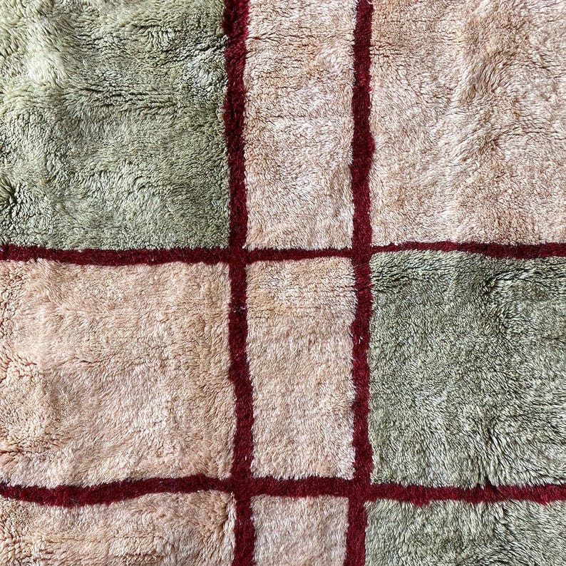 BENI OUARAIN carpet| soft wool |customize your size| moroccan rug