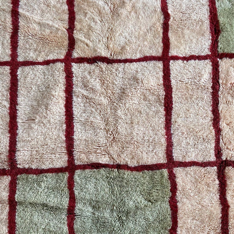 BENI OUARAIN carpet| soft wool |customize your size| moroccan rug