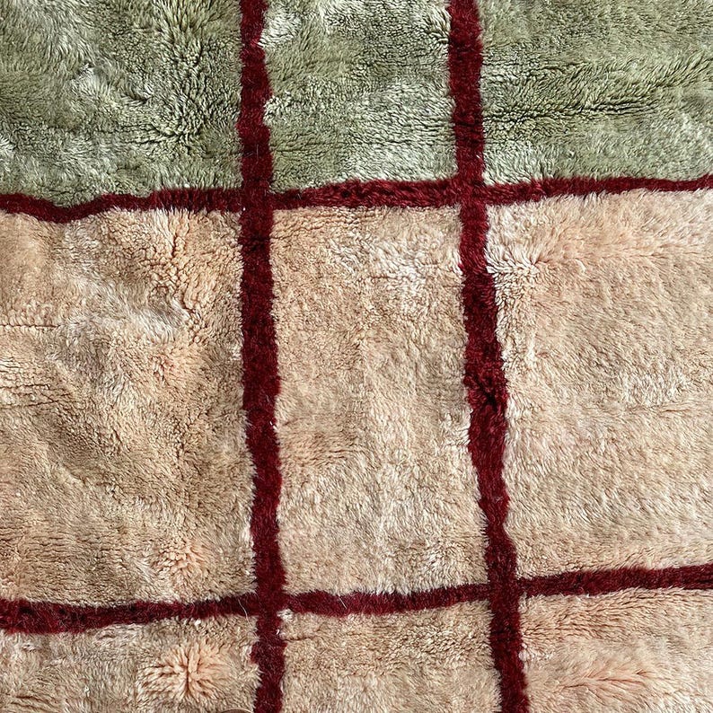 BENI OUARAIN carpet| soft wool |customize your size| moroccan rug