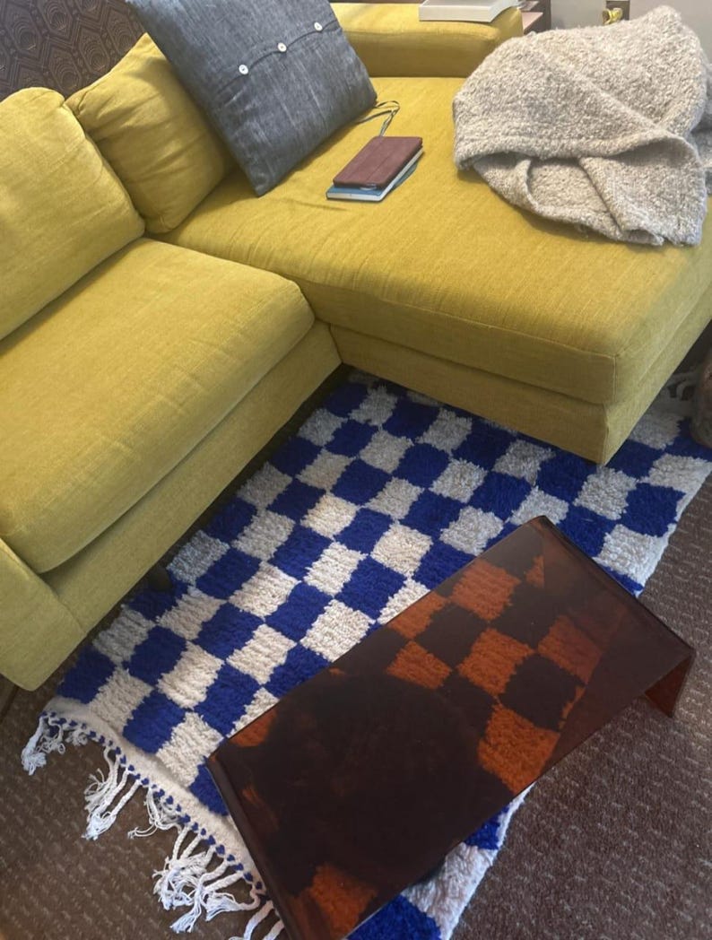 BENI OUARAIN carpet| soft wool |customize your size| moroccan rug