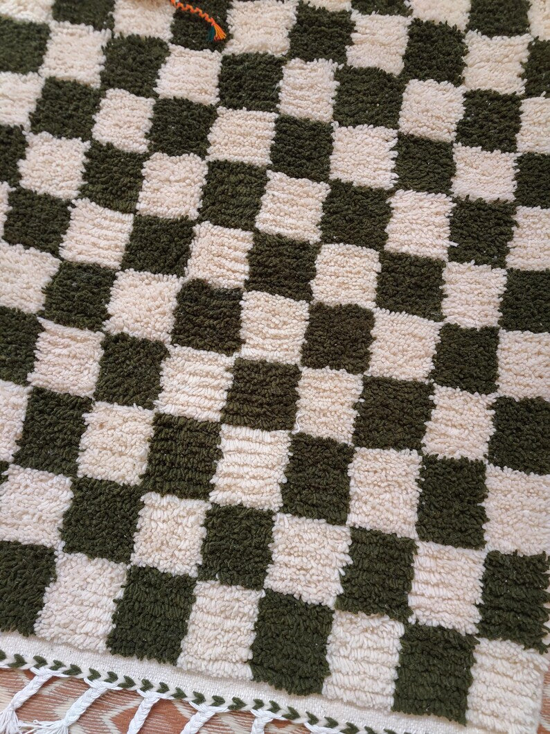 Green Mrirt carpet| soft wool |customize your size| moroccan rug