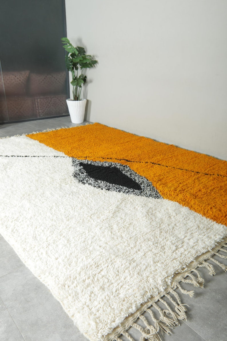azilal carpet| soft wool |customize your size| moroccan rug