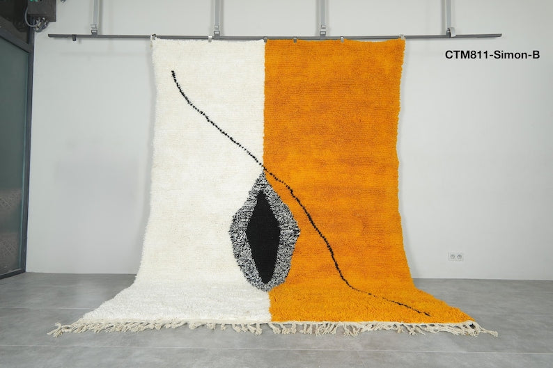 azilal carpet| soft wool |customize your size| moroccan rug