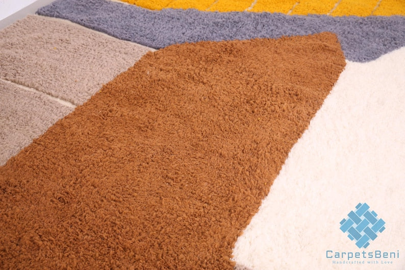 azilal carpet| soft wool |customize your size| moroccan rug