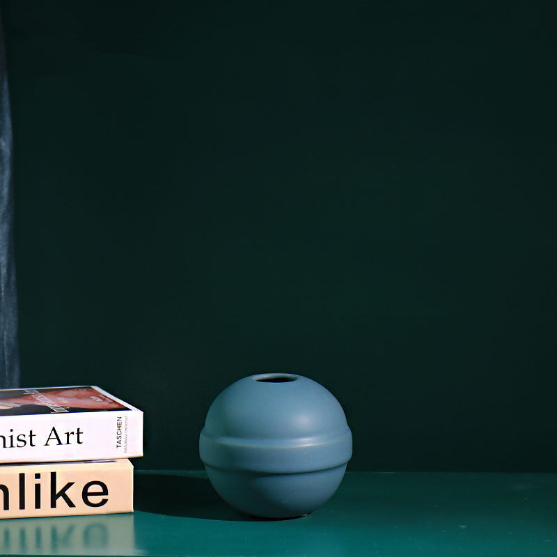 Colored ceramic vase ornaments