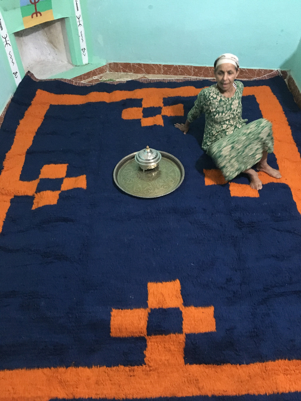 Handmad mrirt rug| soft wool |customize your size