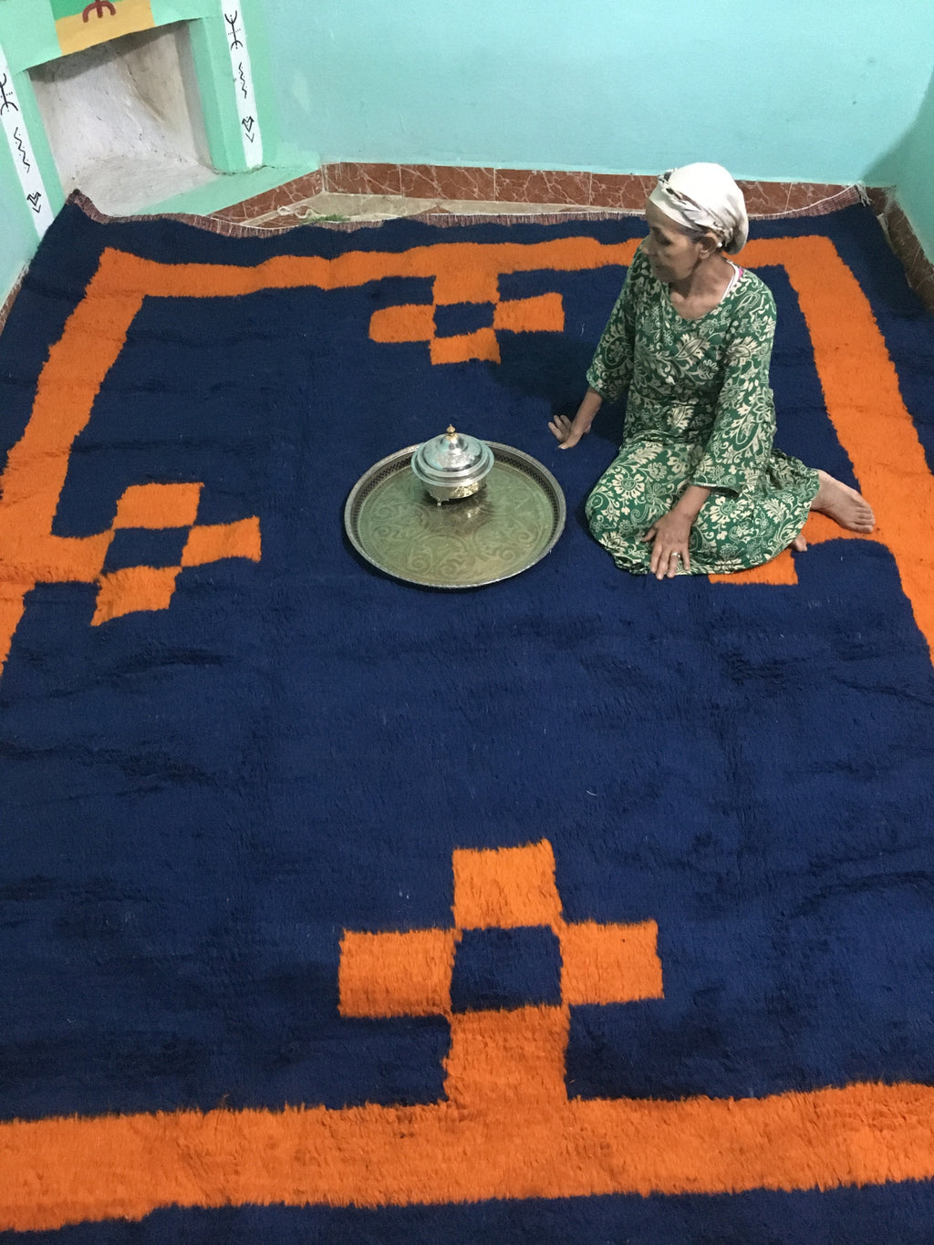 Handmad mrirt rug| soft wool |customize your size