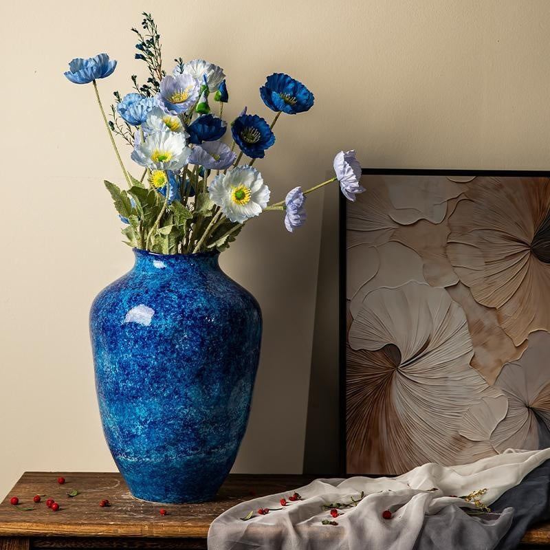 Ceramic Vase Soda Green Stoneware Vase Vintage Jar