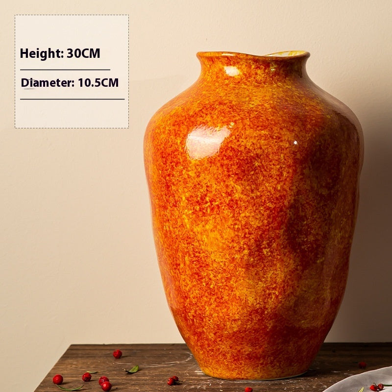 Ceramic Vase Soda Green Stoneware Vase Vintage Jar