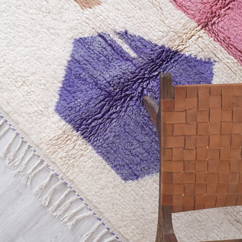 azilal carpet| soft wool |customize your size| moroccan rug