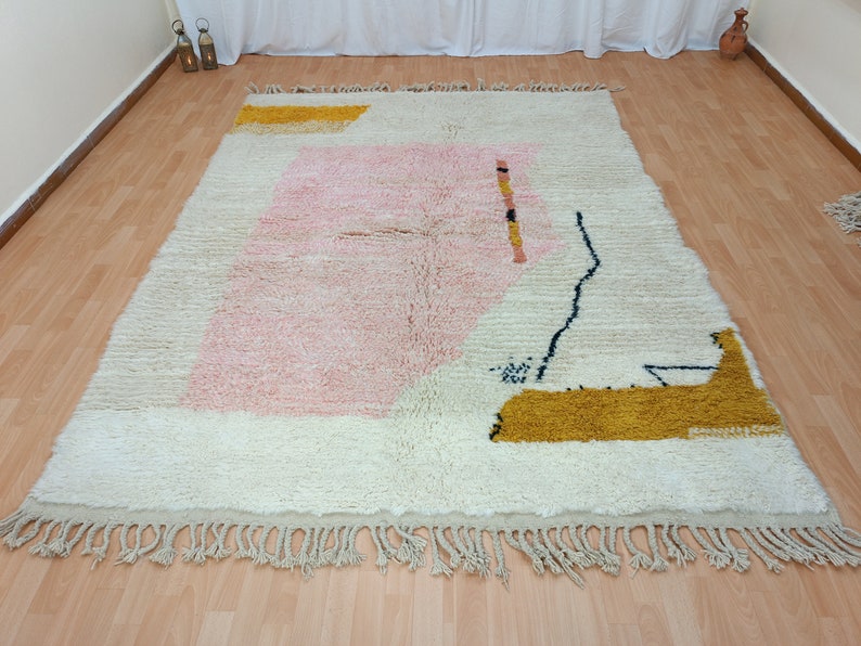 Multicolore mrirt carpet| soft wool |customize your size| moroccan rug