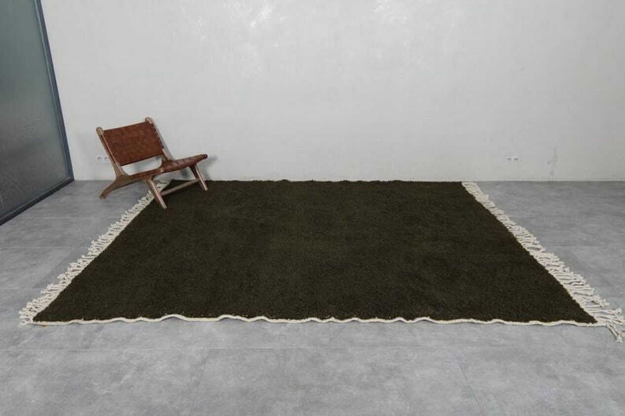 Green mrirt carpet| soft wool |customize your size| moroccan rug
