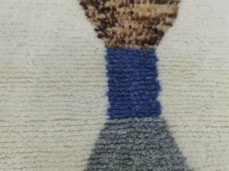 Handmade atlas azilal carpet| soft wool |customize your size| moroccan rug