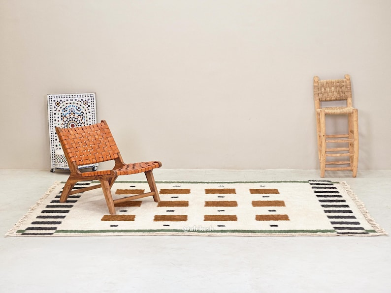 Handmad berber rug| soft wool |customize your size