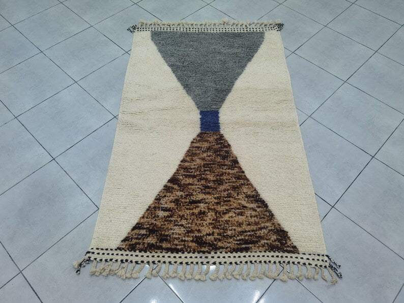 Handmade atlas azilal carpet| soft wool |customize your size| moroccan rug