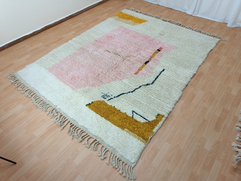 Multicolore mrirt carpet| soft wool |customize your size| moroccan rug