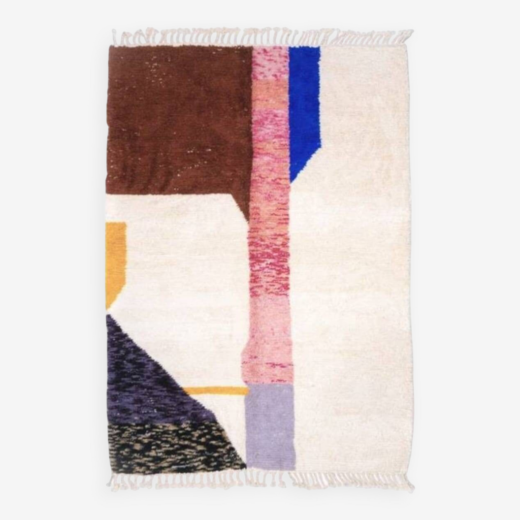 Multicolore mrirt carpet| soft wool |customize your size| moroccan rug