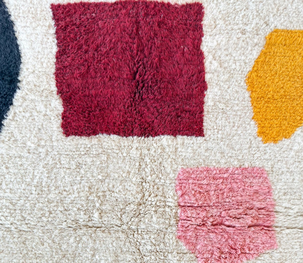 azilal carpet🧡❤️💙| soft wool |customize your size| moroccan rug