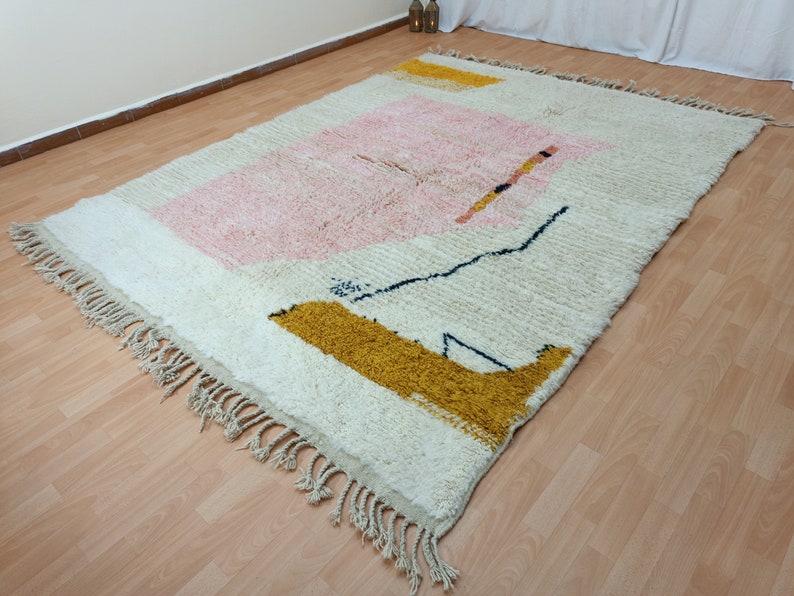 Multicolore mrirt carpet| soft wool |customize your size| moroccan rug