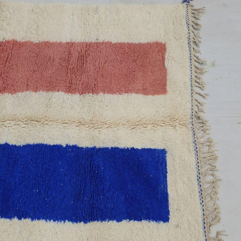 Multicolore azilal carpet| soft wool |customize your size| moroccan rug