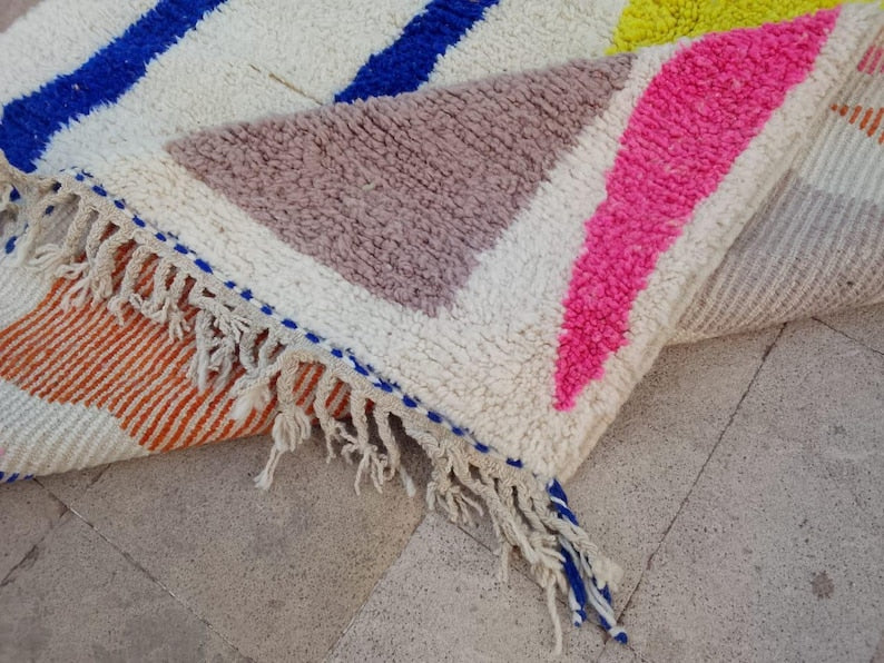 azilal carpet| soft wool |customize your size| moroccan rug