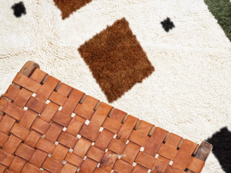 Handmad berber rug| soft wool |customize your size