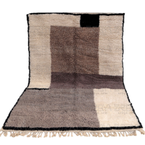 Beni ourain rug - Moroccan rug - Custom size rug - creemy rug 🤎