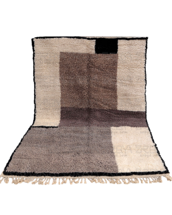 Beni ourain rug - Moroccan rug - Custom size rug - creemy rug 🤎