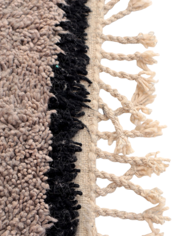 Beni ourain rug - Moroccan rug - Custom size rug - creemy rug 🤎 - Image 4