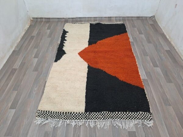 Beni ourain rug - Moroccan rug - Custom size rug - Moroccan Berber rug - Handmade rug - Moroccan rug - Wool rug - Image 2