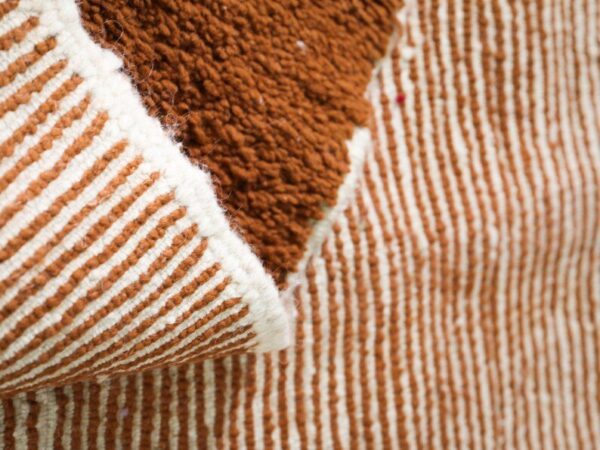 Beni ourain rug brown checkered area rug for living room, Berber checkerboard rug Customize your rug now - Image 5