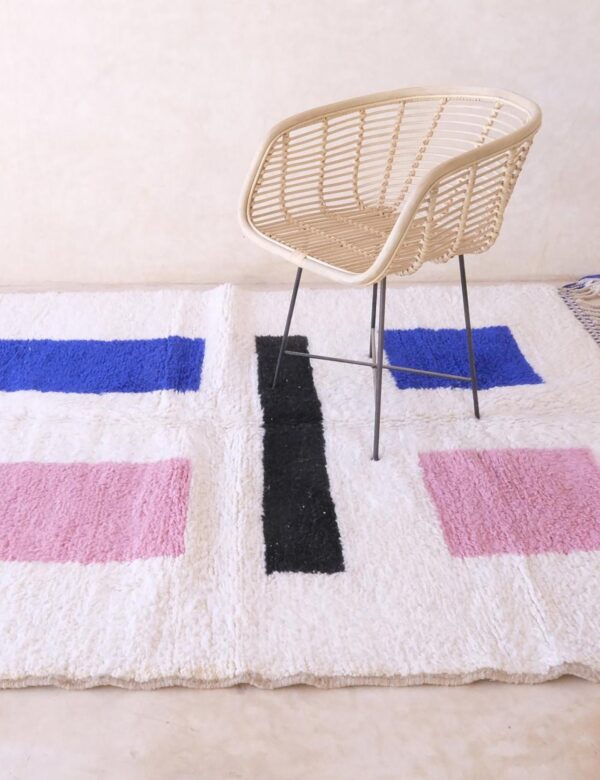 Beni ourain rug - Moroccan rug - Custom size rug - Image 2