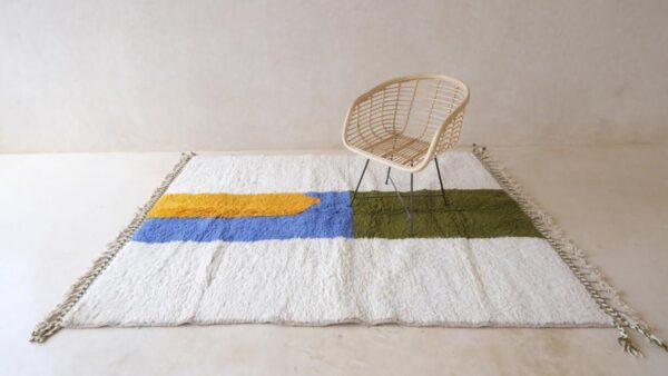Beni ourain rug - Moroccan rug - Custom size rug - Image 3