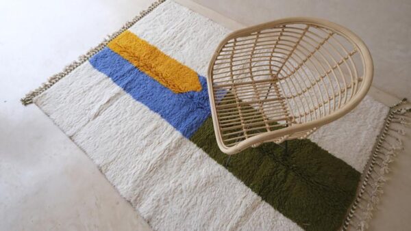 Beni ourain rug - Moroccan rug - Custom size rug - Image 4