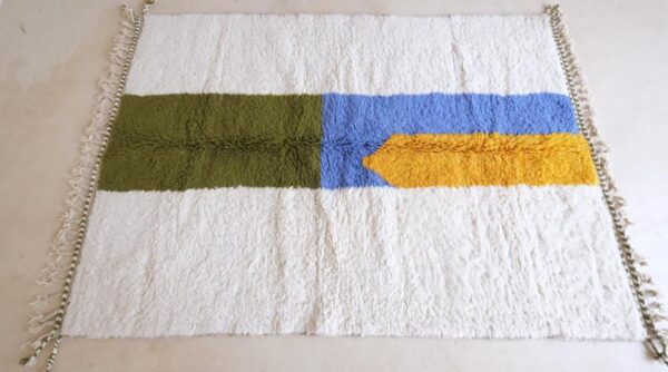 Beni ourain rug - Moroccan rug - Custom size rug - Image 2