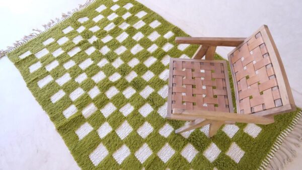 Beni ourain rug - Moroccan rug - Custom size rug - Image 4