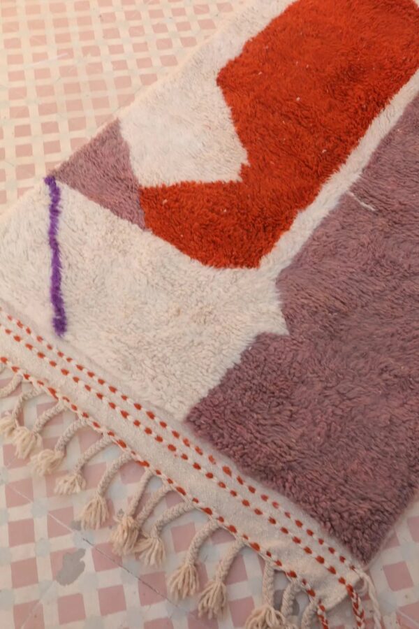 beni ouarine rug - Moroccan rug - Custom size rug - Image 4