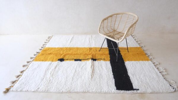 beni ouarine rug - Moroccan rug - Custom size rug - Image 4