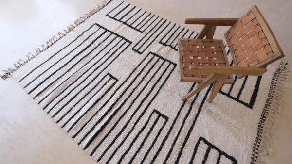 beni ouarine rug - Moroccan rug - Custom size rug - Image 3