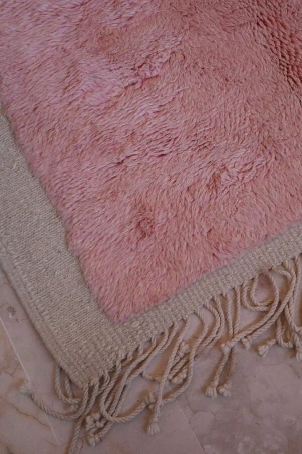 pink beni ouarine rug - Moroccan rug - Custom size rug - Image 7