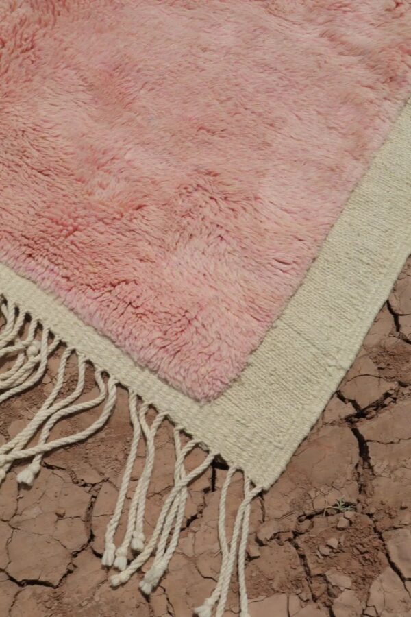 pink beni ouarine rug - Moroccan rug - Custom size rug - Image 6