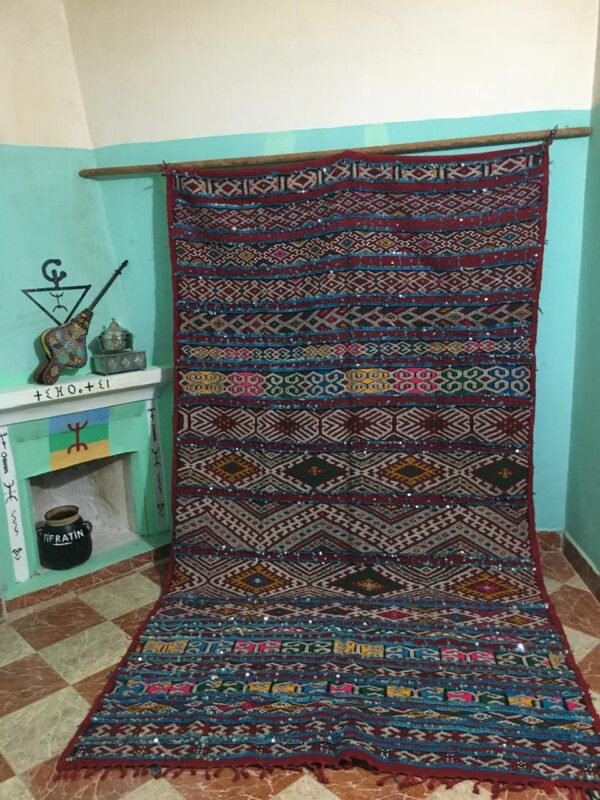 Moroccan Vintage rugs "TIGHSSALINE" 332cm x 182cm   10.8ft x 6ft - Image 8